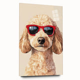 Cool Poodle Dog Nursery Wall Art – Kids Room & Baby Decor