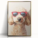Cool Poodle Dog Nursery Wall Art – Kids Room & Baby Decor