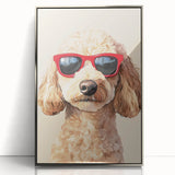 Cool Poodle Dog Nursery Wall Art – Kids Room & Baby Decor