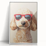Cool Poodle Dog Nursery Wall Art – Kids Room & Baby Decor