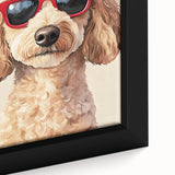 Cool Poodle Dog Nursery Wall Art – Kids Room & Baby Decor