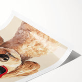 Cool Poodle Dog Nursery Wall Art – Kids Room & Baby Decor