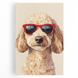 Cool Poodle Dog Nursery Wall Art – Kids Room & Baby Decor