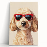 Cool Poodle Dog Nursery Wall Art – Kids Room & Baby Decor