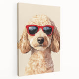 Cool Poodle Dog Nursery Wall Art – Kids Room & Baby Decor