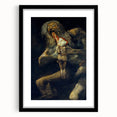 Famous Romantic Era Art - Goya's Saturn Devouring His Son Canvas Art