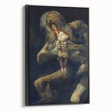 Famous Romantic Era Art - Goya's Saturn Devouring His Son Canvas Art