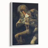 Famous Romantic Era Art - Goya's Saturn Devouring His Son Canvas Art