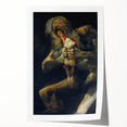 Famous Romantic Era Art - Goya's Saturn Devouring His Son Canvas Art