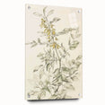 Botanical Floral Sketch Living Room Wall Art – Canvas Print