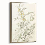 Botanical Floral Sketch Living Room Wall Art – Canvas Print