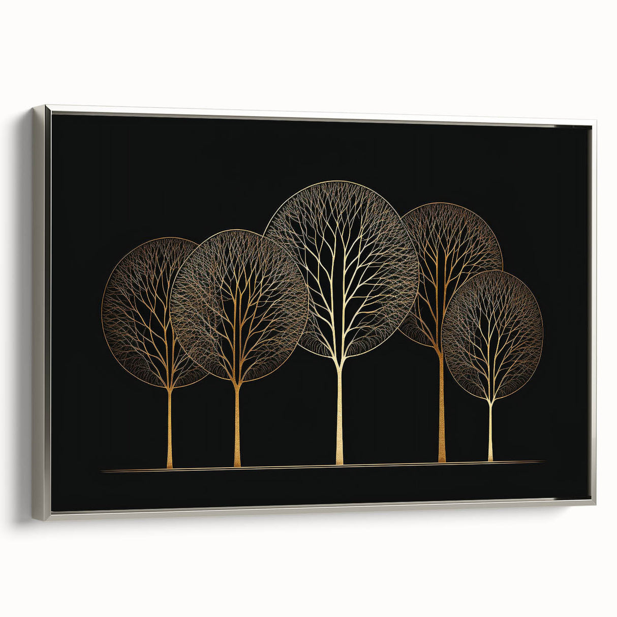 Framed abstract floral wall art in a sleek silver frame, showcasing vibrant colors and intricate patterns, ideal for modern home decor. Perfect for enhancing any living space with artistic flair.