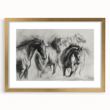 Elegant gold-framed animal artwork with a white mat, showcasing intricate designs and vibrant colors, perfect for enhancing home decor and adding sophistication.