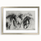 Framed artwork featuring a whimsical animal design in a silver mat, showcasing vibrant colors and intricate details, perfect for enhancing home decor.