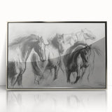 Framed acrylic wall art featuring a detailed animal design in silver tones, showcasing intricate patterns and textures, perfect for modern home decor.