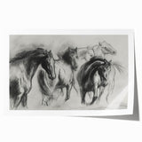 Rolled canvas featuring a vibrant animal-themed print with intricate designs, showcasing a variety of wildlife in rich colors, packaged securely in a protective tube for safe transport.