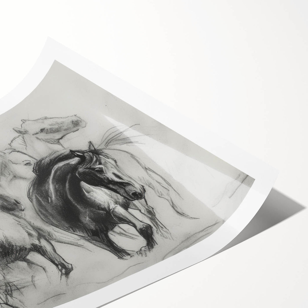 Colorful rolled canvas print showcasing a vibrant animal-themed design, featuring intricate details and textures, securely packaged in a protective cardboard tube. Perfect for eco-conscious decor enthusiasts looking to enhance their living space with unique art.