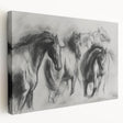 Stretched canvas artwork showcasing a vibrant animal design in a side view, perfect for home decor. Ideal for animal lovers and nature enthusiasts.