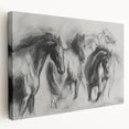 Stretched canvas artwork showcasing a vibrant animal design in a side view, perfect for home decor. Ideal for animal lovers and nature enthusiasts.