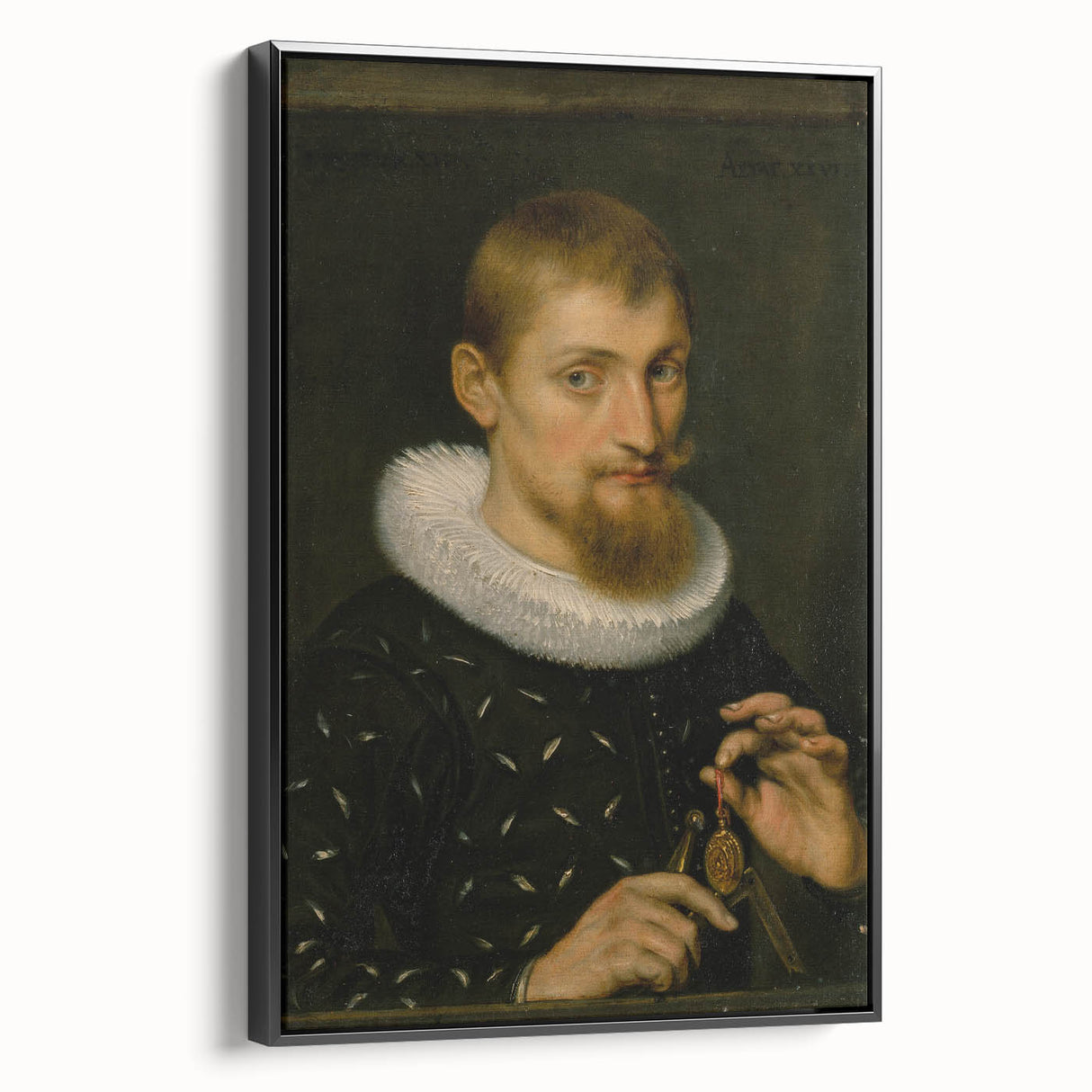 Baroque Portrait of a Gentleman - Antique Art Print for Historical Decor