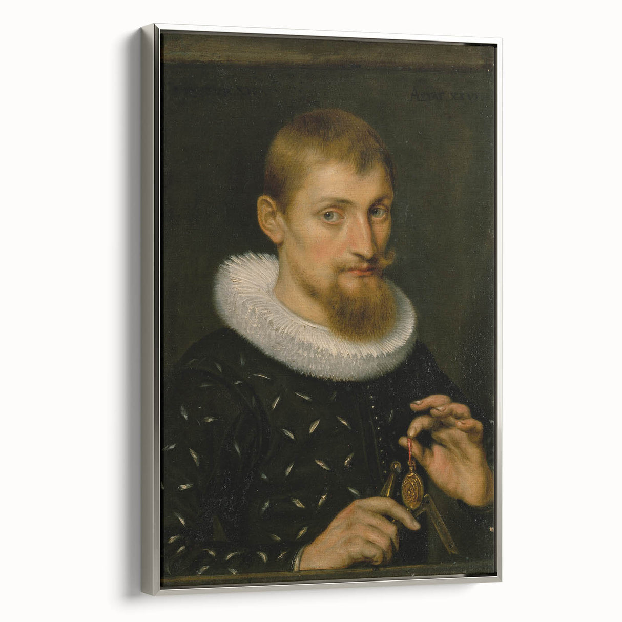 Baroque Portrait of a Gentleman - Antique Art Print for Historical Decor