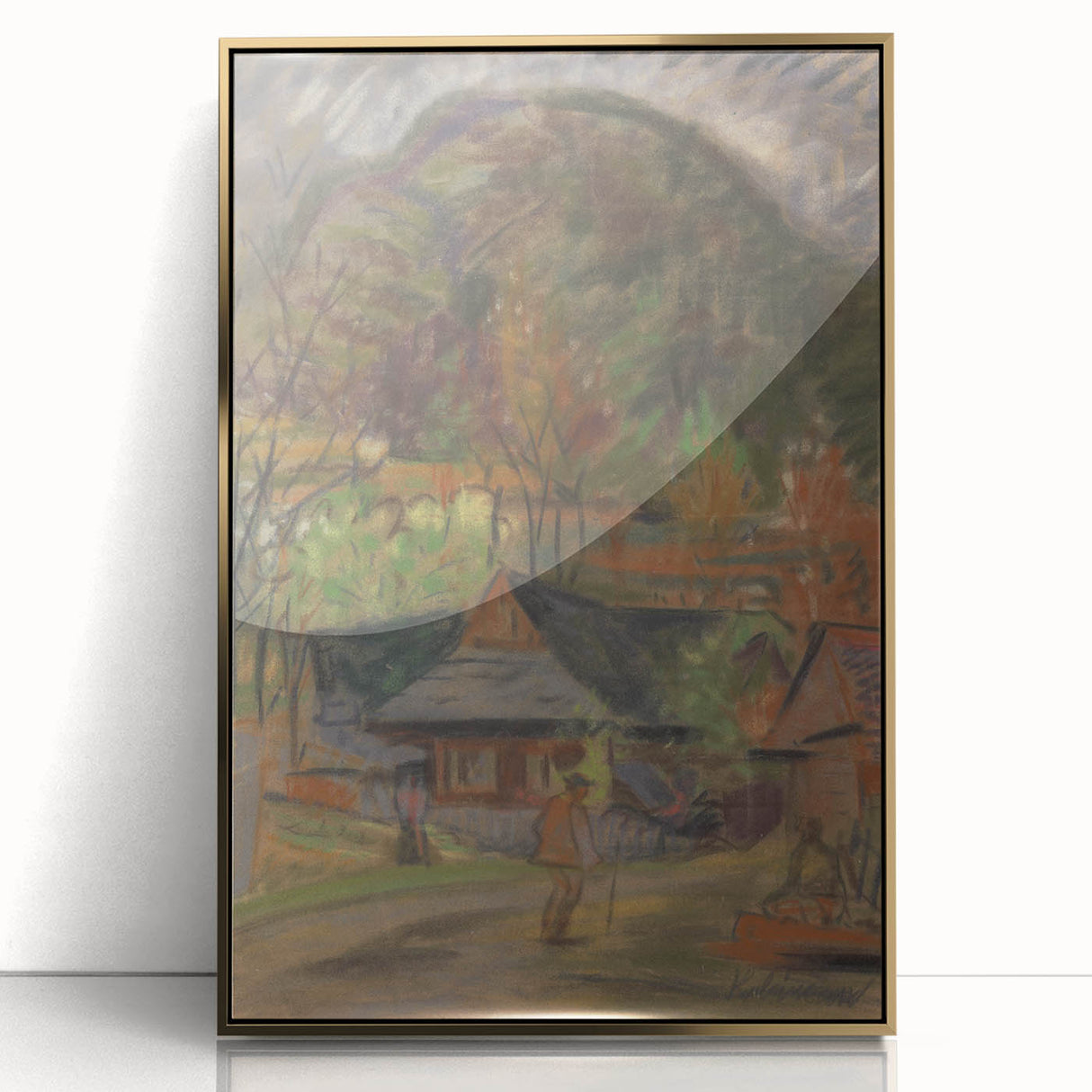 Expressionism Wall Art - In a Village by Arnold Peter Weisz