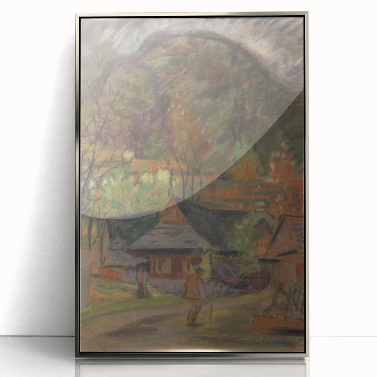 Expressionism Wall Art - In a Village by Arnold Peter Weisz