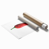 Extra large rolled print featuring a variety of fruits in vibrant colors.