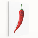 Large canvas print of assorted colorful fruits, ideal for kitchen wall art.