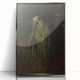 Impressionism Wall Art - Dark Life Reflections - Somber Classic Art Print