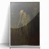 Impressionism Wall Art - Dark Life Reflections - Somber Classic Art Print