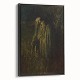 Impressionism Wall Art - Dark Life Reflections - Somber Classic Art Print