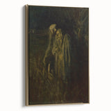 Impressionism Wall Art - Dark Life Reflections - Somber Classic Art Print