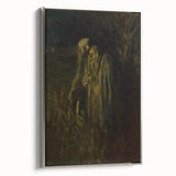 Impressionism Wall Art - Dark Life Reflections - Somber Classic Art Print