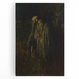 Impressionism Wall Art - Dark Life Reflections - Somber Classic Art Print