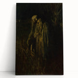 Impressionism Wall Art - Dark Life Reflections - Somber Classic Art Print