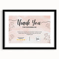 Floral Thank You Card - Personalized Customer Appreciation