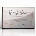 Floral Thank You Card - Personalized Customer Appreciation
