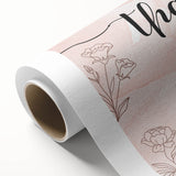 Floral Thank You Card - Personalized Customer Appreciation