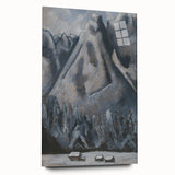 Modern Wall Art - Dramatic Waxenstein Peaks Landscape - Mountain Art Print