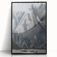 Modern Wall Art - Dramatic Waxenstein Peaks Landscape - Mountain Art Print