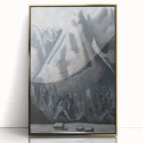 Modern Wall Art - Dramatic Waxenstein Peaks Landscape - Mountain Art Print