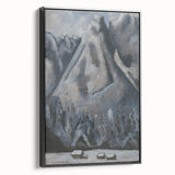 Modern Wall Art - Dramatic Waxenstein Peaks Landscape - Mountain Art Print