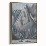 Modern Wall Art - Dramatic Waxenstein Peaks Landscape - Mountain Art Print