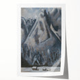 Modern Wall Art - Dramatic Waxenstein Peaks Landscape - Mountain Art Print