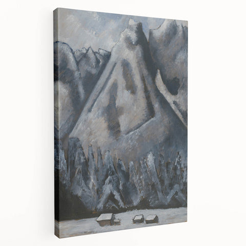 Modern Wall Art - Dramatic Waxenstein Peaks Landscape - Mountain Art Print
