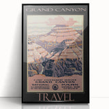 Retro Grand Canyon Poster – Vintage National Park Art