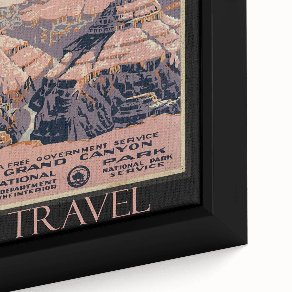 Retro Grand Canyon Poster – Vintage National Park Art