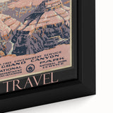 Retro Grand Canyon Poster – Vintage National Park Art