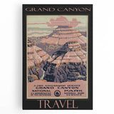 Retro Grand Canyon Poster – Vintage National Park Art